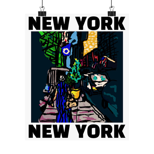 NEW YORK- Working Woman - Pop Art Poster